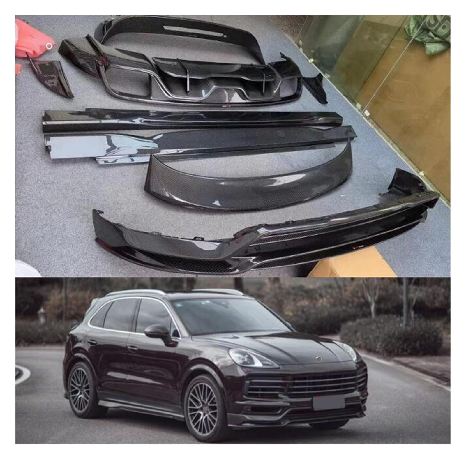 リアルカーボンファイバーボディキット ポルシェ