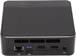 Micro PC Host, Processamento GráFico Poderoso Grande Armazenamento Mini PC 16 GB RAM para Jogos para Office para Edição de VíDeo