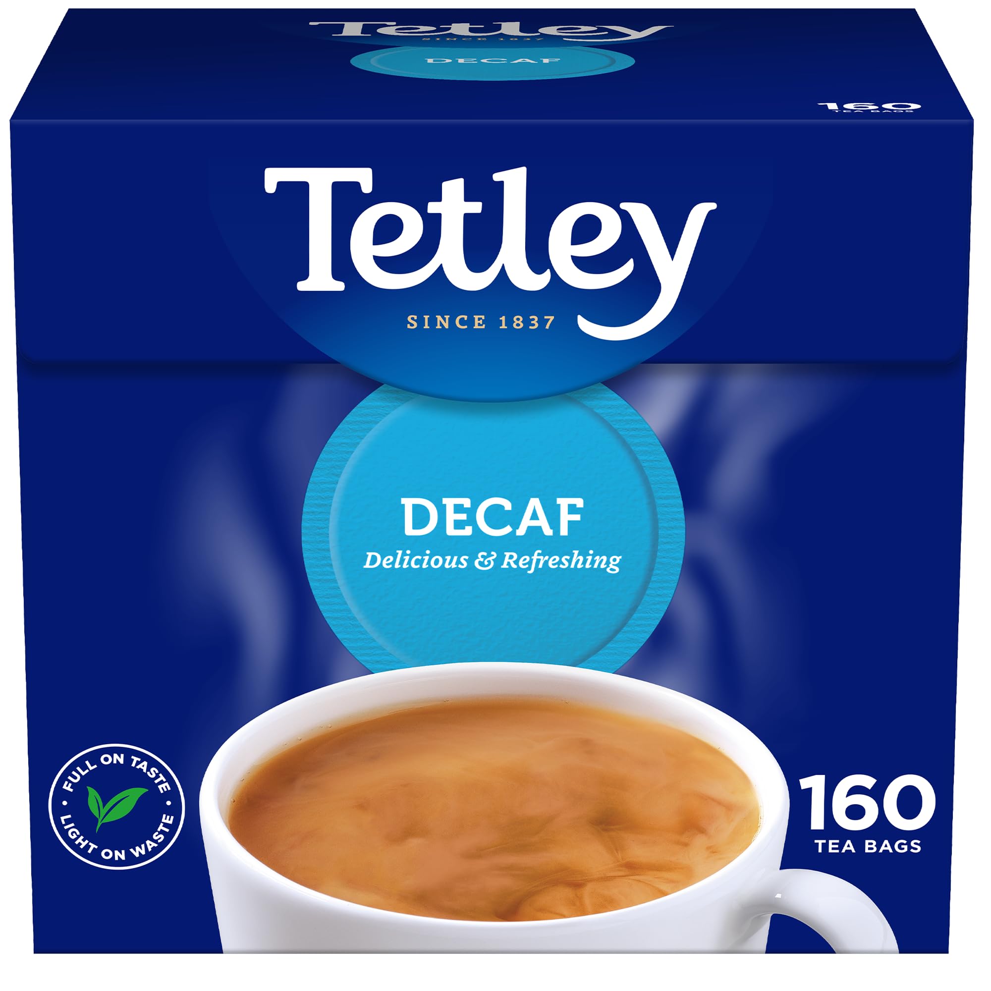 Tetley Black 160 Decaf Tea Bags 500G