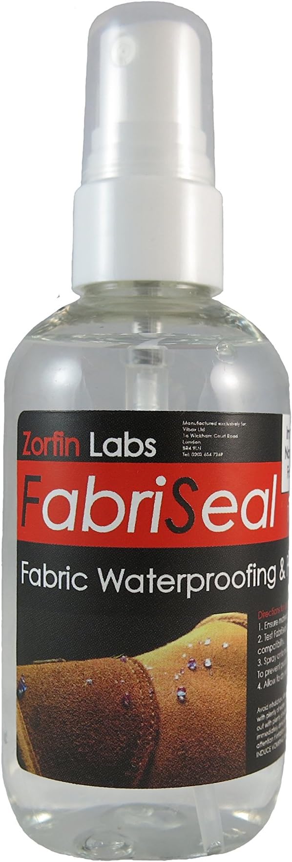 Fabriseal Footwear & Fabric Waterproofing Protector 100ml – ideal for UGG boots, Nike and Adidas trainers, bags, clothing. Made in Germany