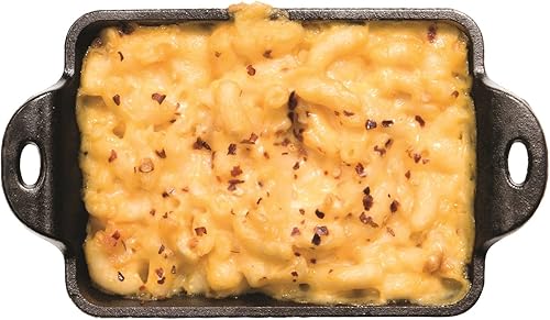 Miniatura 4 de Lodge HMSRC - Mini servidor rectangular de hierro fundido mejorado y sazonado con calor, 10 onzas, color negro