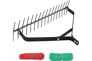 32" Aquatic Weed Rake for Cleaning, Long Handle Pond Rake