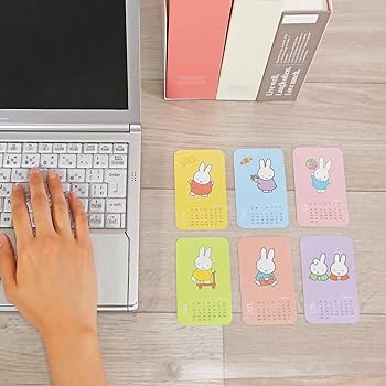 Amazon.co.jp: クツワ スケジュールカード ミッフィー 2025年 A