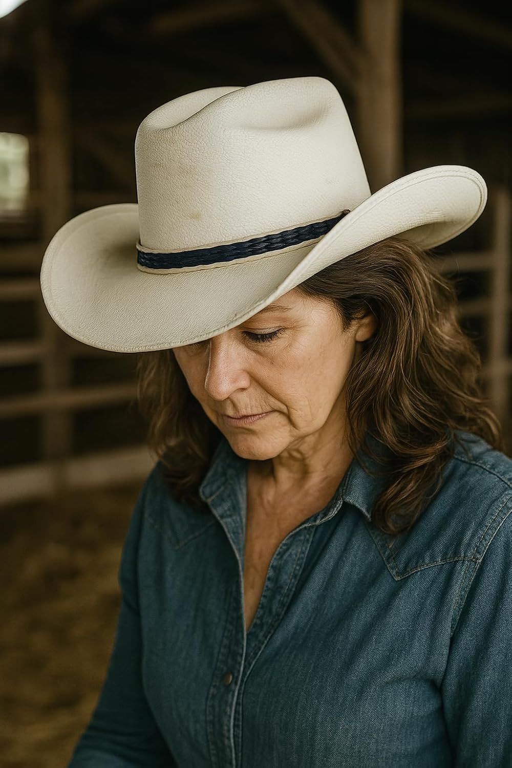 Gamboa 100% Natural Horsehair Hat Bands for Cowboy and Panama Hats for Men and Women Western Hat Bands
