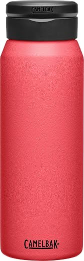 Camelbak Products Fit Cap Vacuum Stainless Insulated Water Bottle - 32oz, Wild Strawberry