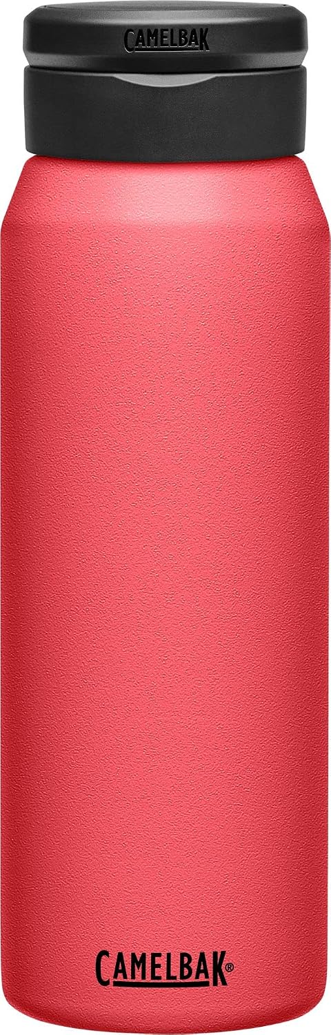 Camelbak Products Fit Cap Vacuum Stainless Insulated Water Bottle - 32oz, Wild Strawberry
