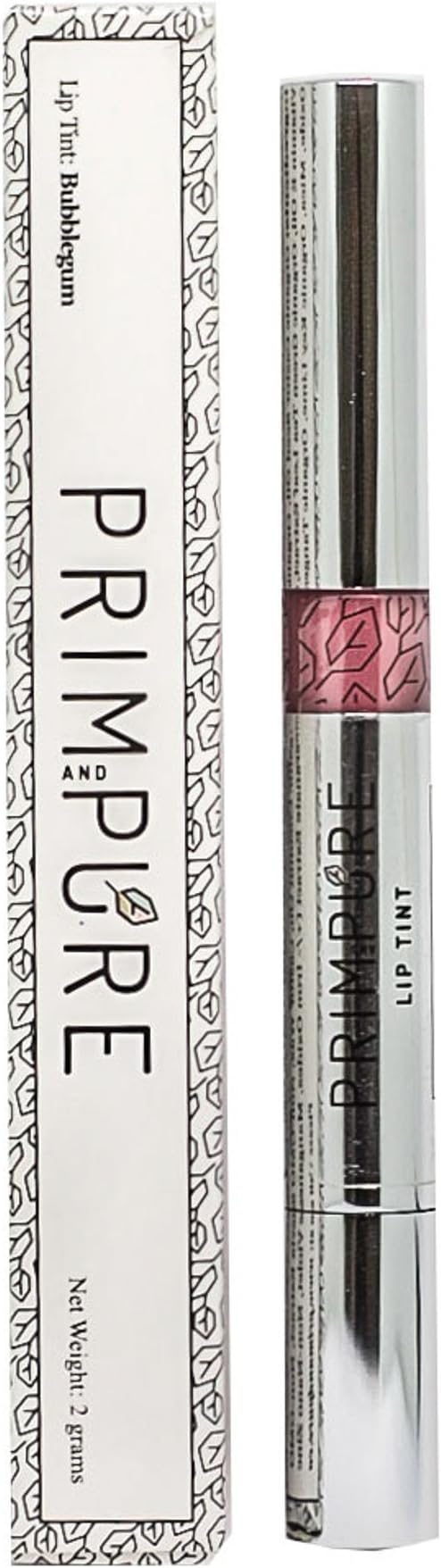 Prim and Pure Organic Roll-Up Lip Gloss | Moisturizing and Naturally Pigmented with Organic Ingredients | Non-Toxic Formula & Cruelty Free | Hydrating Formula | Made in USA (Bubblegum)