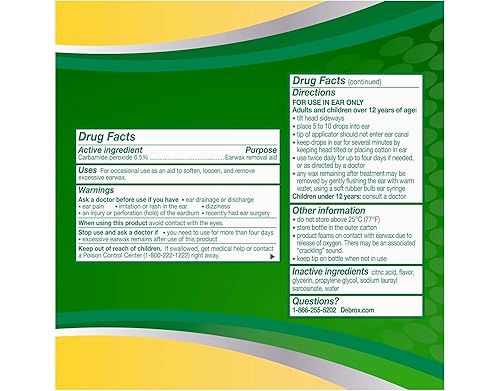 Miniatura 8 de Debrox Kit de eliminación de cera de oído 1 kit de Debrox