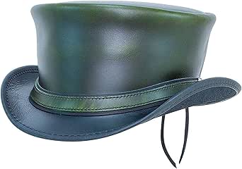 American Hat Makers Hampton Leather Top Hat