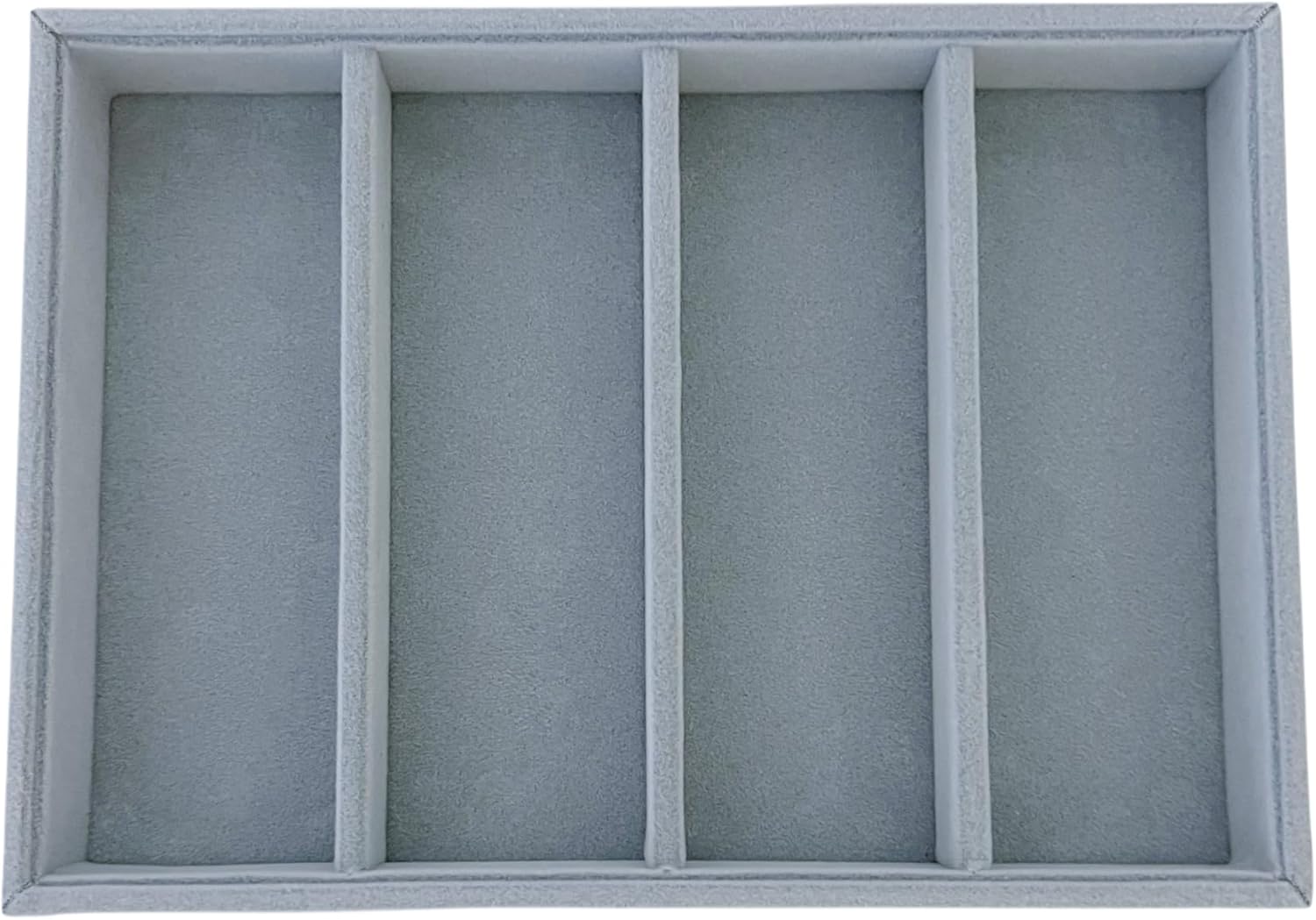 Sunglasses Eyewear Watch Tray Gray Velvet Stackable Organizer Premium Quality Jewelry Storage Multi Function Hallway Orgnization Drawer Divider Glasses Tray image 3 of 10 B07Y8HK81C