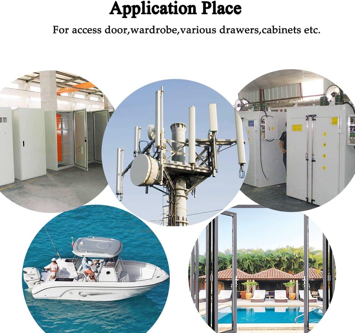 2 Pack Zinc Alloy Recessed Pull Handles Container Handle Black Flush Lift Recessed Door Handle,4.33 Inch