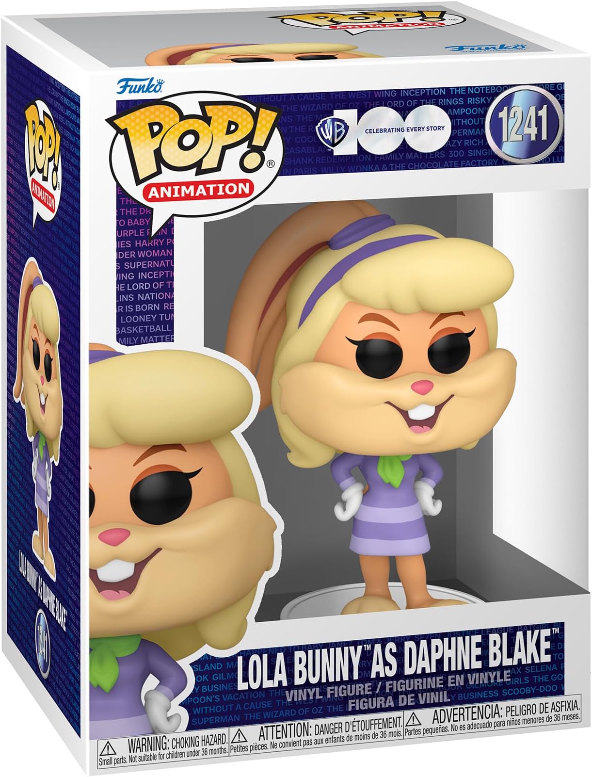 Funko Pop! Animation: HB - Lola Bunny As Daphne - Looney Tunes - Collectable Vinyl Figure - Gift Idea - Official Merchandise - Toys for Kids & Adults - TV Fans - Model Figure for Collectors