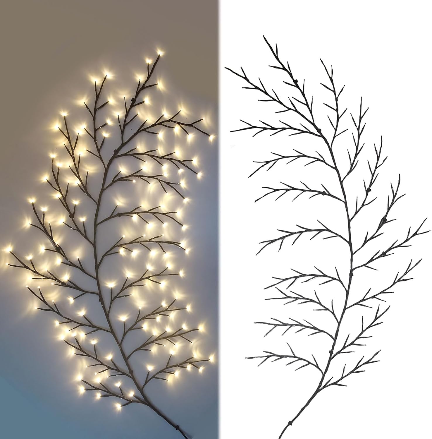 Lighted Willow Vine