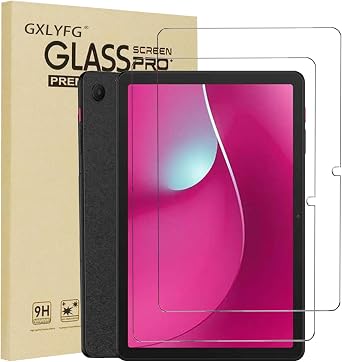 2 Pack Tempered Glass Screen Protectors Compatible with T-Mobile REVVL Tab 2 Tablet 2025 10.1 Inch, Anti Scratch, Bubble Free, 9H Hardness