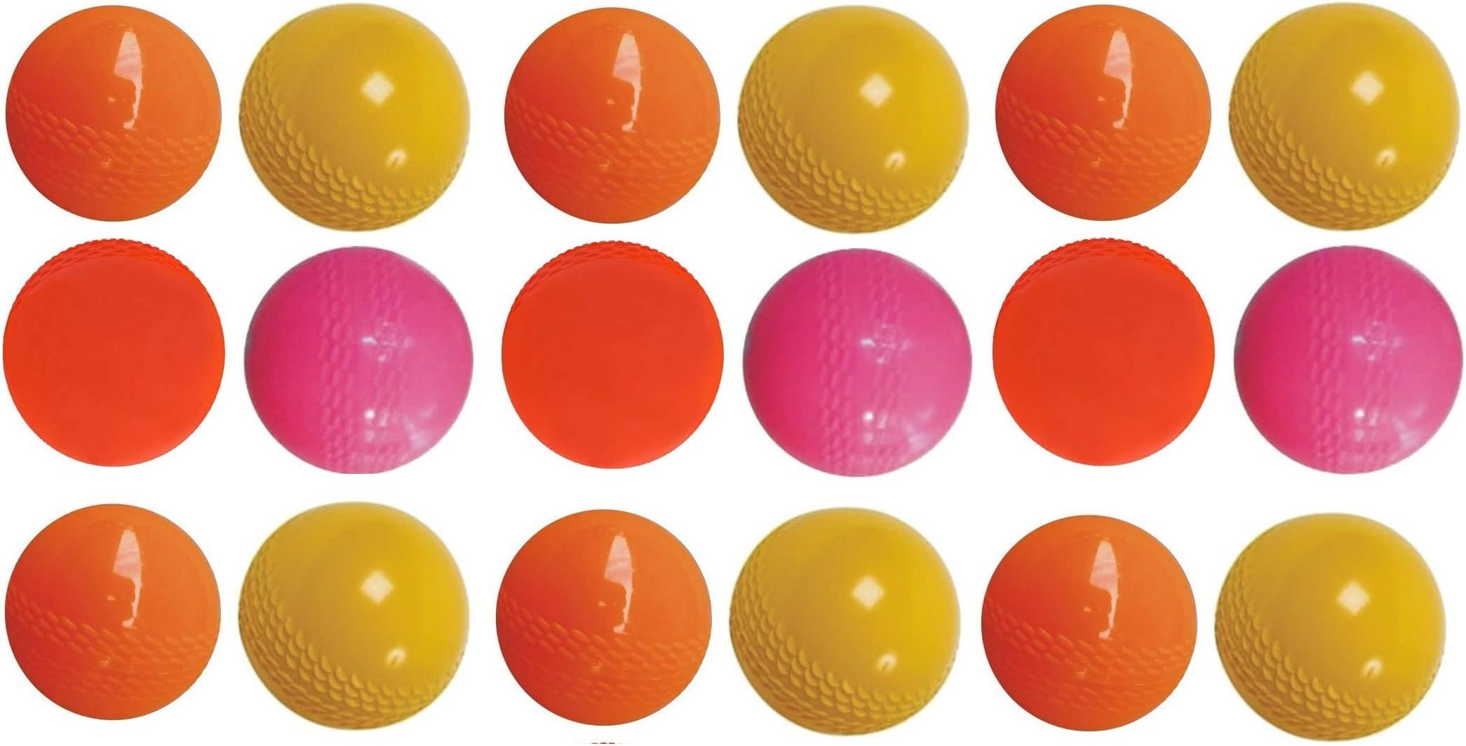 SPANCO Soft Cricket Balls Practice, Training for All Age Group, Recommended for Indoor/Outdoor Street & Beach Cricket