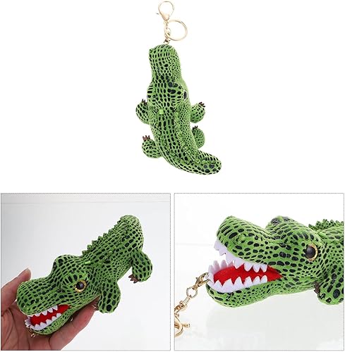 Miniatura 8 de Toyvian Llavero de cocodrilo de peluche de cocodrilo de peluche de cocodrilo de peluche animal de peluche llavero lindo animal de peluche