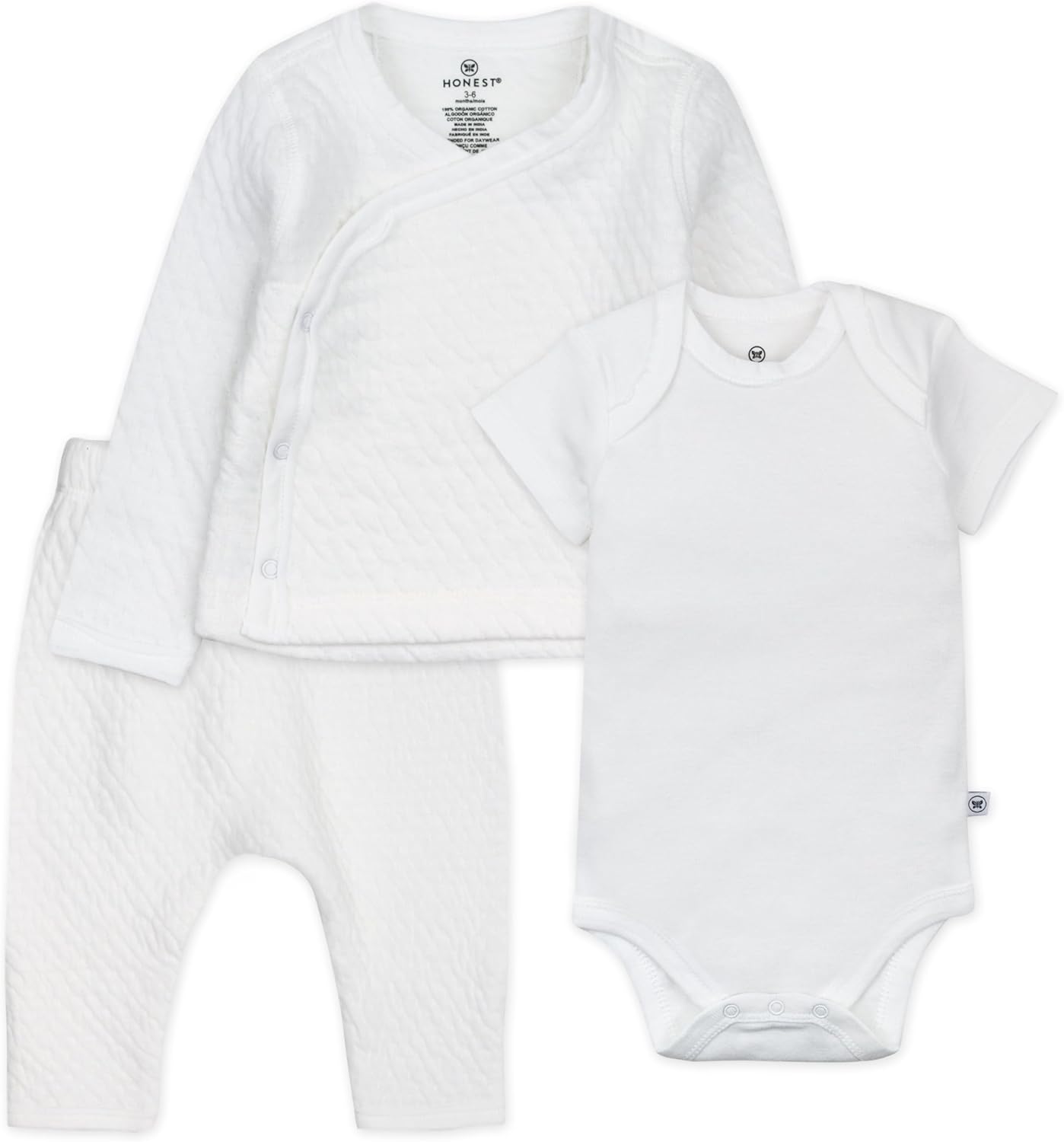 3-Piece TAKE ME HOME Organic Cotton Gift Set, Dark Navy