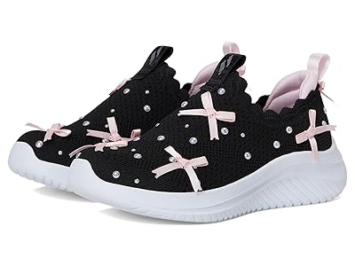 SKECHERS KIDS Ultra Flex 3.0 303845L (Little Kid/Big Kid) Girls Shoes Black/Light Pink : 11.5 Little Kid M, Textile