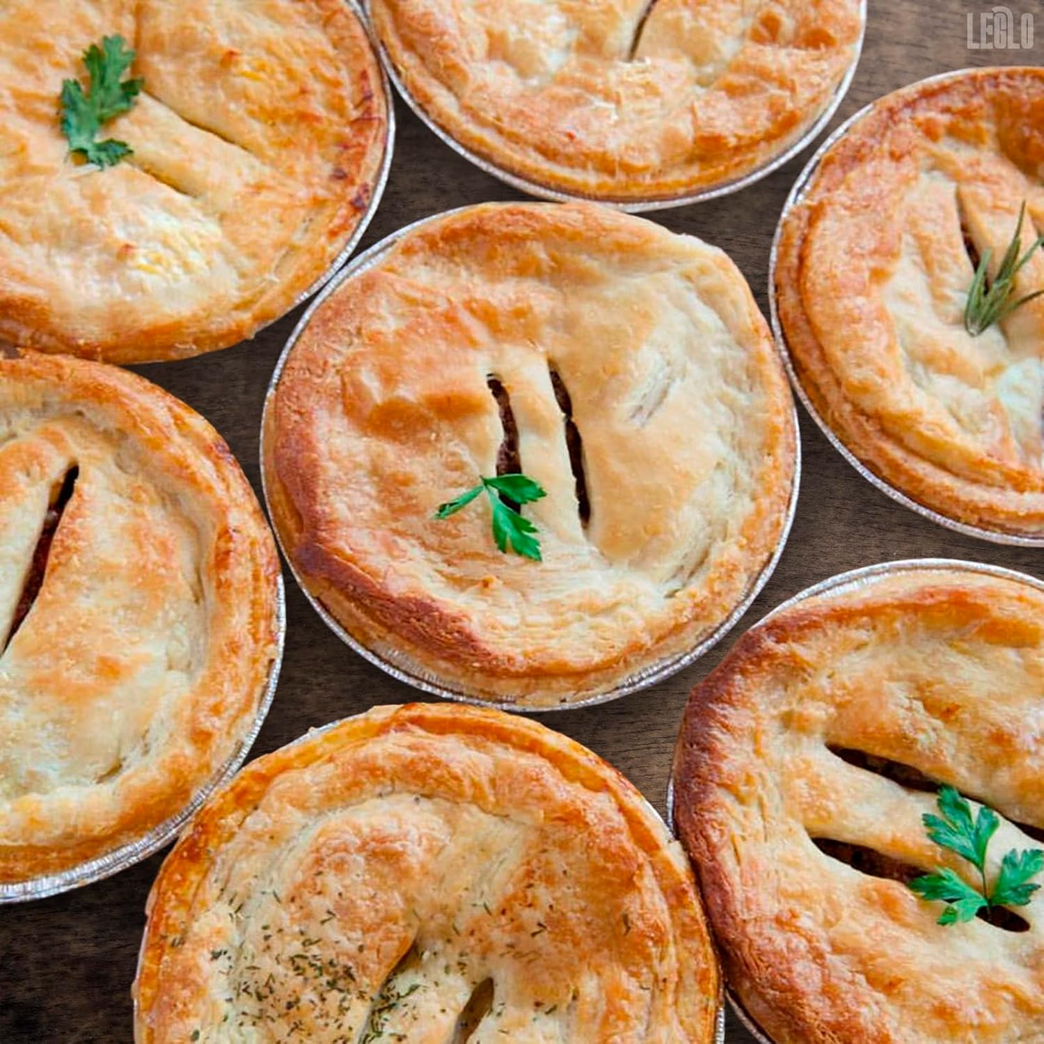 LEGLO Mini Pie Tins 3 Inch, 100 Pcs Round Disposable Aluminum Egg Tart Tins