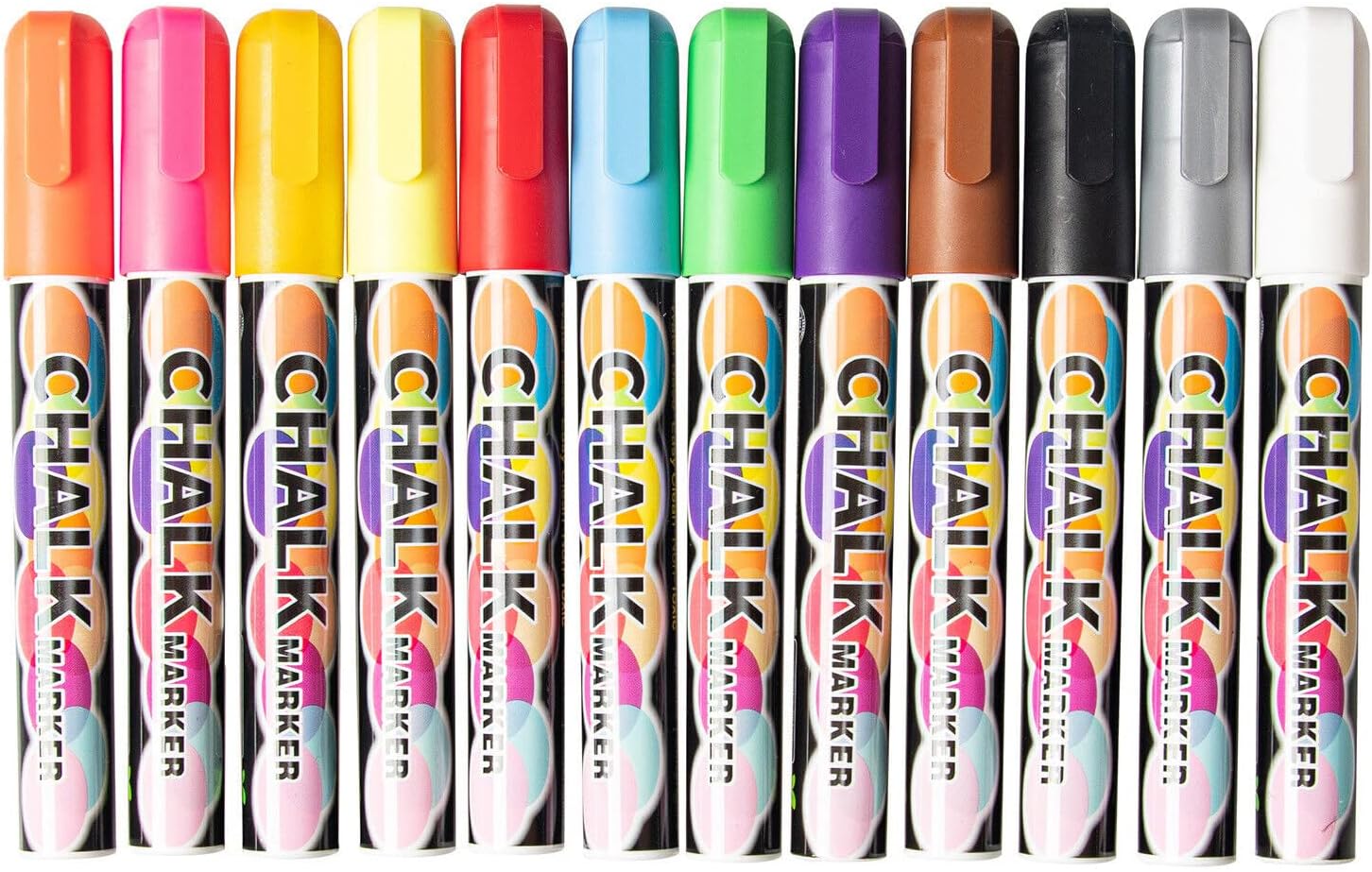 funnyhomestyle Liquid Chalk Markers Set for School Blackboard
