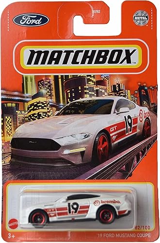 Matchbox Ford Mustang Coupe '19, [Blanco] 82/100