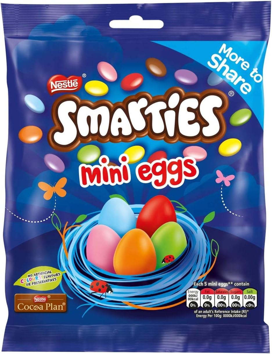 Smarties Milk Chocolate Mini Easter Eggs Giant Bag 270G Amazon.co.uk