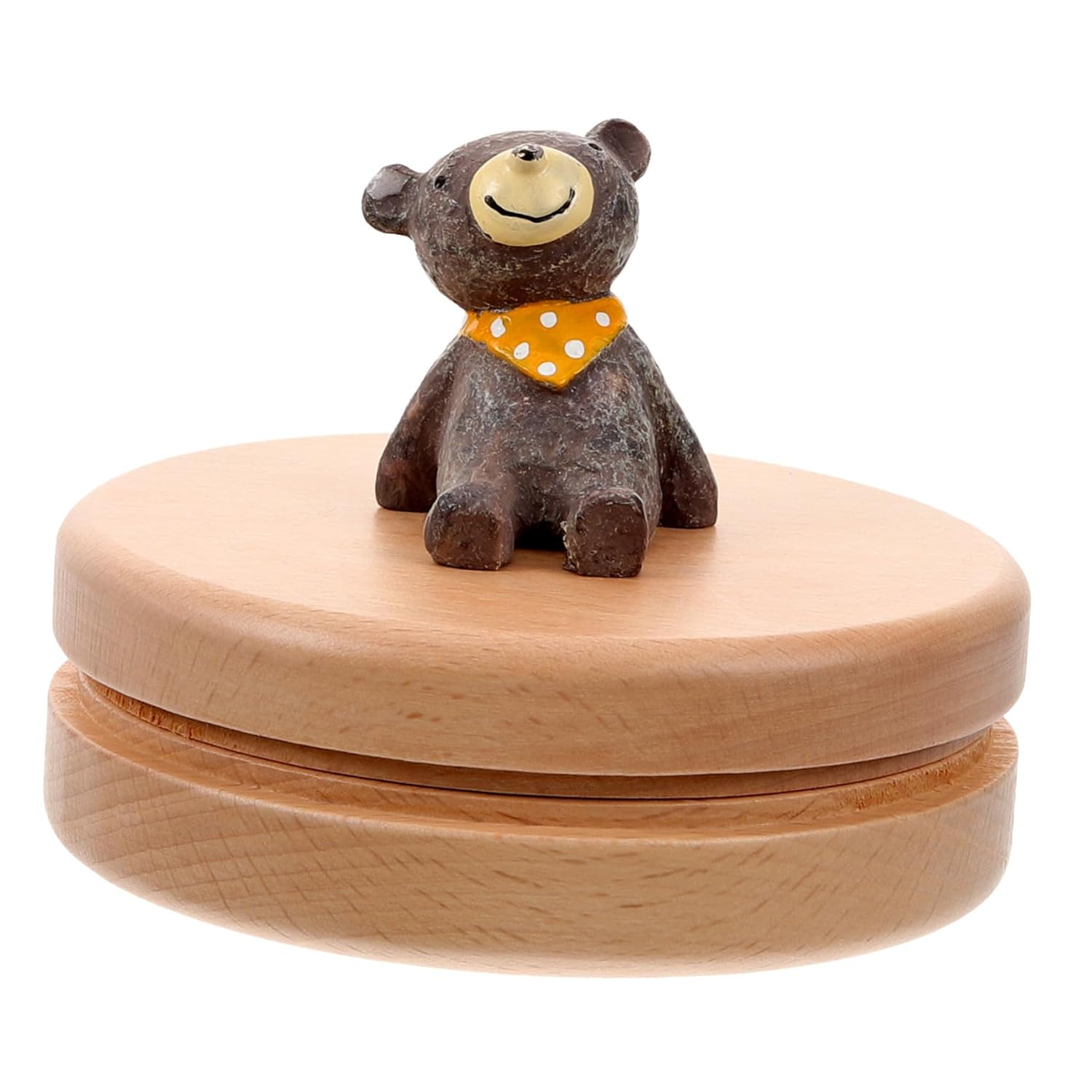 ORFOFE Baby Teeth Keepsake Box Newborn Present Wooden Baby Tooth Memorial Case for Boys/Girls Color
