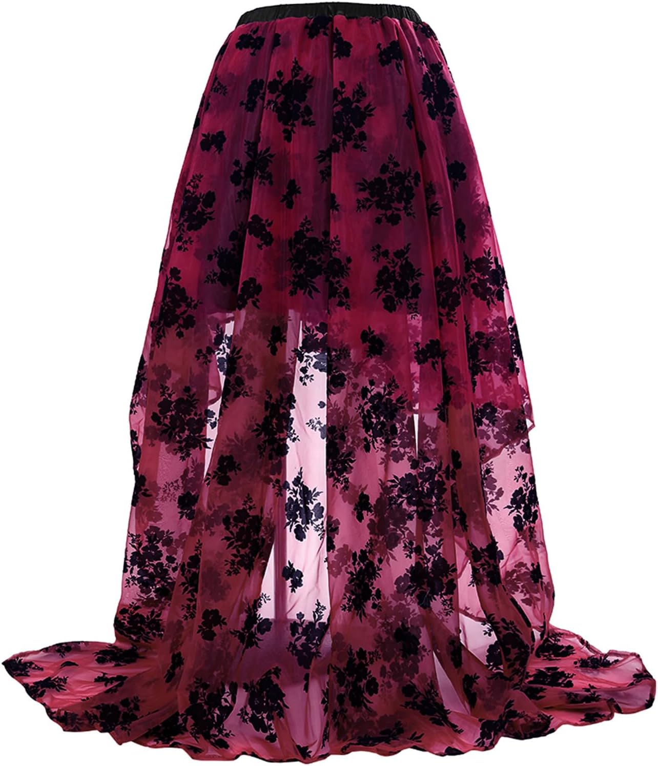 Zhitunemi Renaissance Costume Steampunk Skirt: Victorian Dress for Women Corset Skirt - Halloween Party & Renaissance Fairs - Image 3