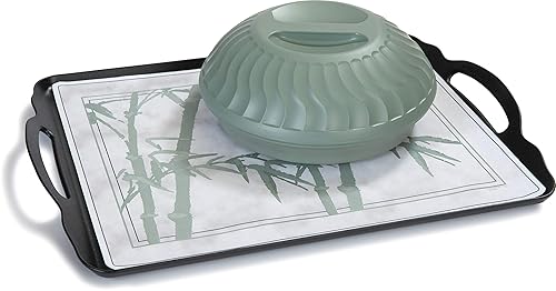 Miniatura 8 de Carlisle FoodService Products RST152003 Bandeja de servicio de habitación con asas, 15 x 20 pulgadas, color negro