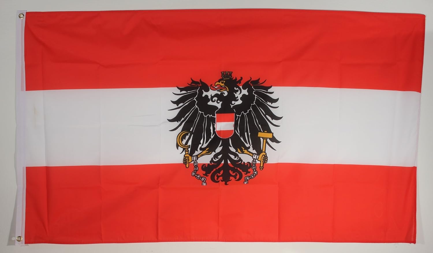Buddel-Bini Österreich Tischflagge 15x25 Cm - Premium Qualität Für Konferenzen & Events