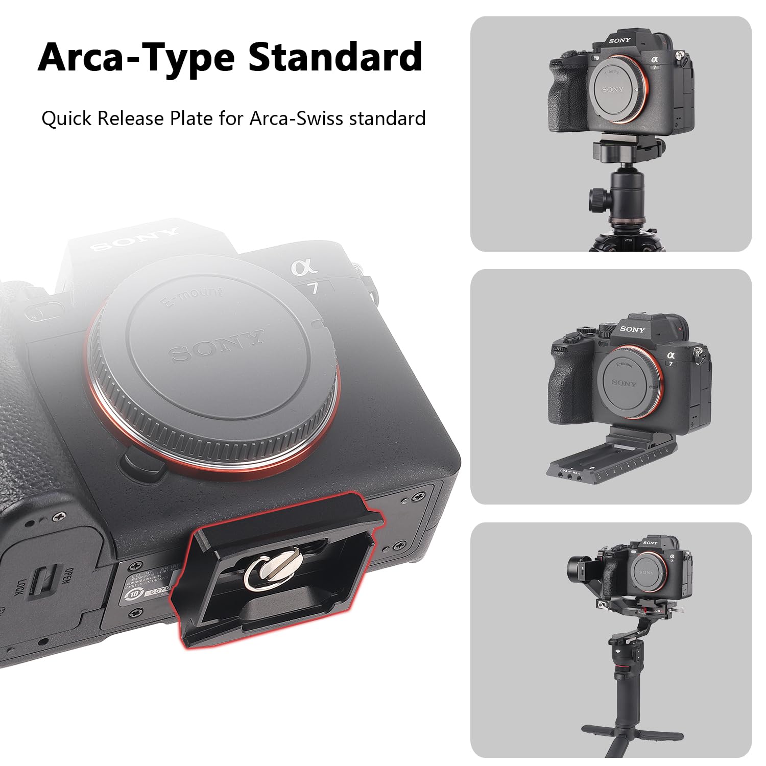 Amazon | JLWIN クイックリリースプレート Arca-Type Standard用 DJI