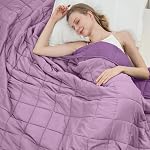 BETU Weighted Blanket Twin (20lbs, 48"x72") Charcoal Cooling Heavy Blanket for Adult 180-220lbs with Premium Glass Beads - Soft Thick Big Blankets for All-Season Sleeping Comfort Breathable