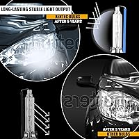 Vista 4 de Xentec Bombilla de xenón de repuesto D2S D2R D2C 10000K (paquete de 2 bombillas)