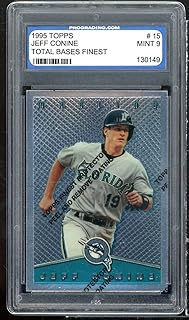 Jeff Conine Card 1995 Topps Total Bases Finest #15 PGS 9 MINT