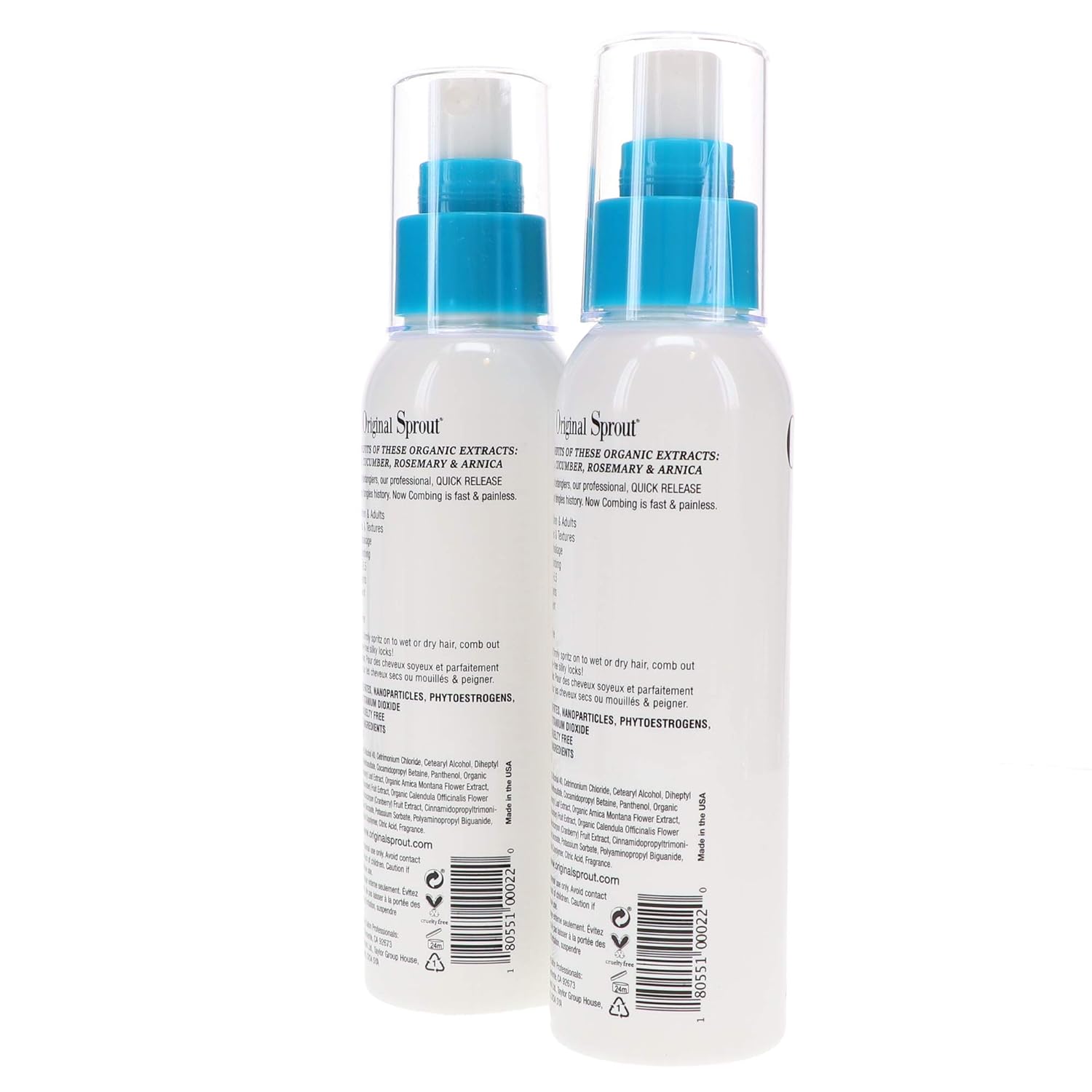 Original Sprout Miracle Detangler. All Hair Moisturizer and Leave-In Conditioner Spray, 4 Ounces. 2 Pack. - Image 6