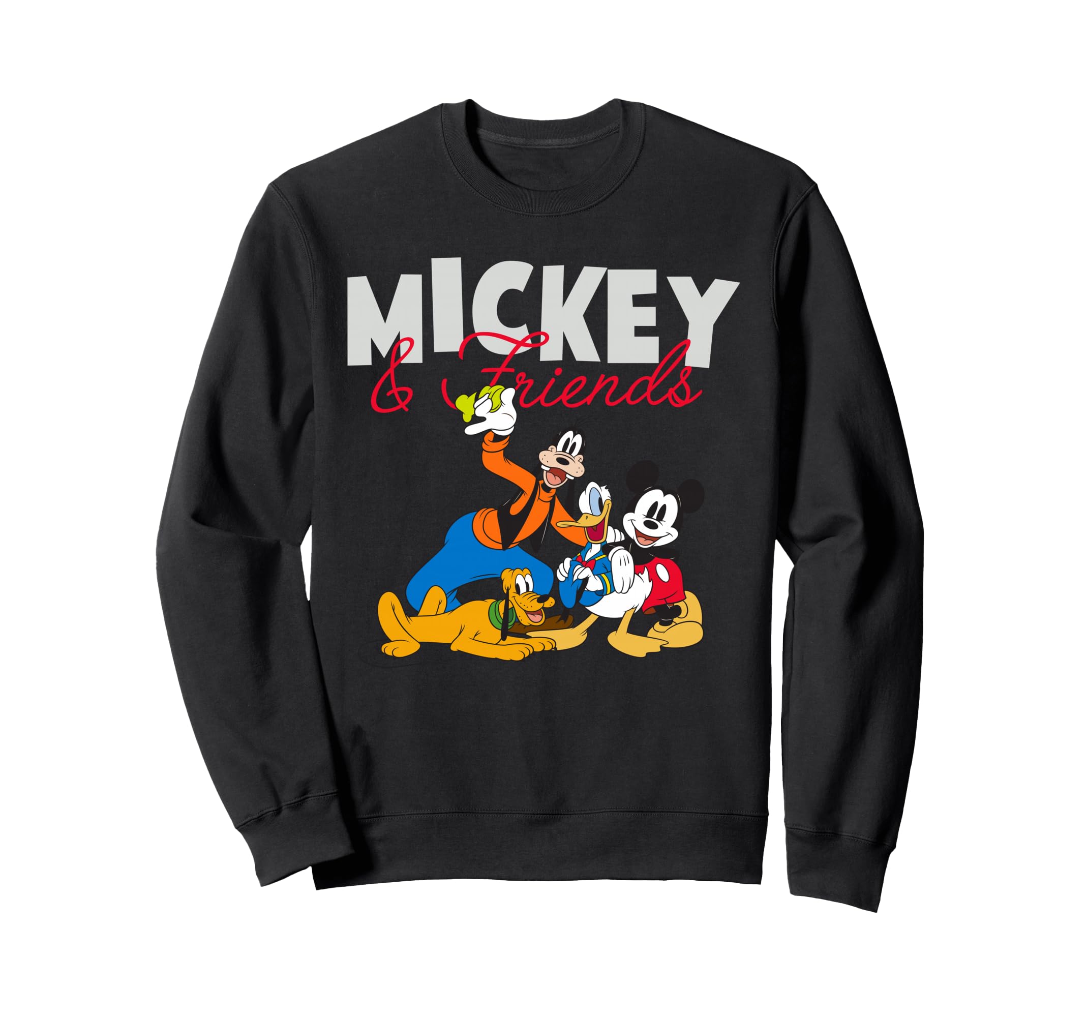 Pullover Mickey Disney vêtement imprimé squad graphique pour mode urbaine - 3