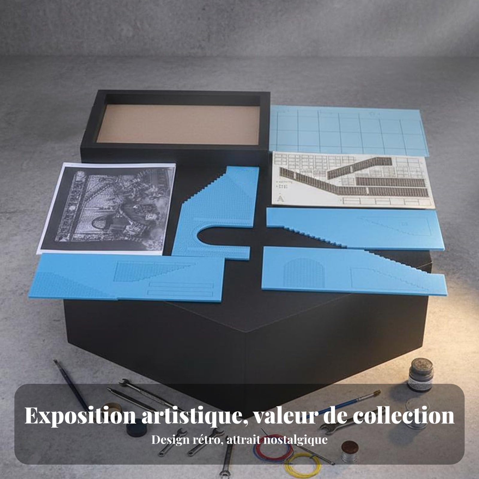 Base per Modello Edificio in 1 35 Kit Diorama Industriale con Parti Non Verniciate E Texture Realistiche per Composizione Scena Officina Adatto per Esposizione Museo