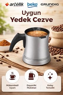 Arçelik Beko Kahve Makinesi Cezvesi, Gri