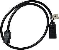 Vista 2 de TRIPP LITE P005-003 Cable de extensión de alimentación resistente 15A 14AWG C14 a C13, 3 pies, color negro