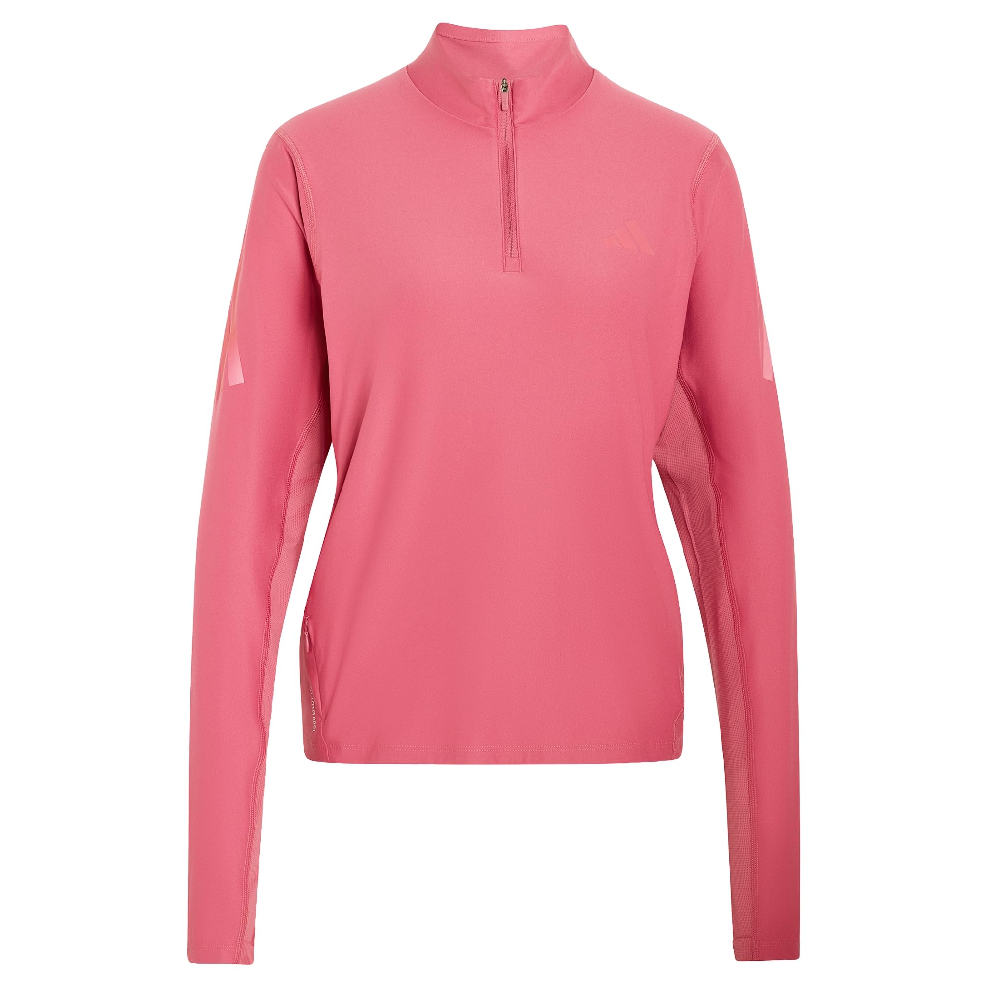 adidas Women's Adi365 Running Iconic Half Zip Sweatshirt, Dual Magenta, XXS