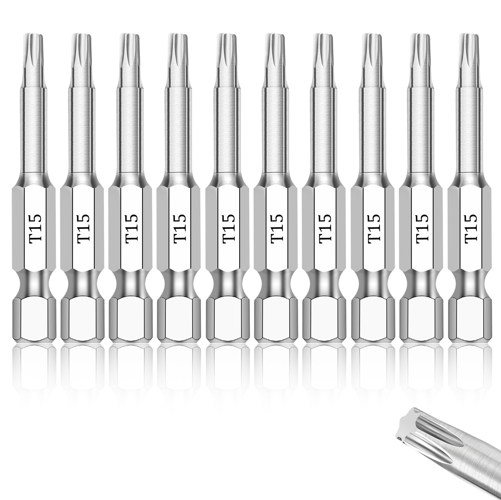 NAUIX 30-Piece Hex Allen Wrench Drill Bit Set -15