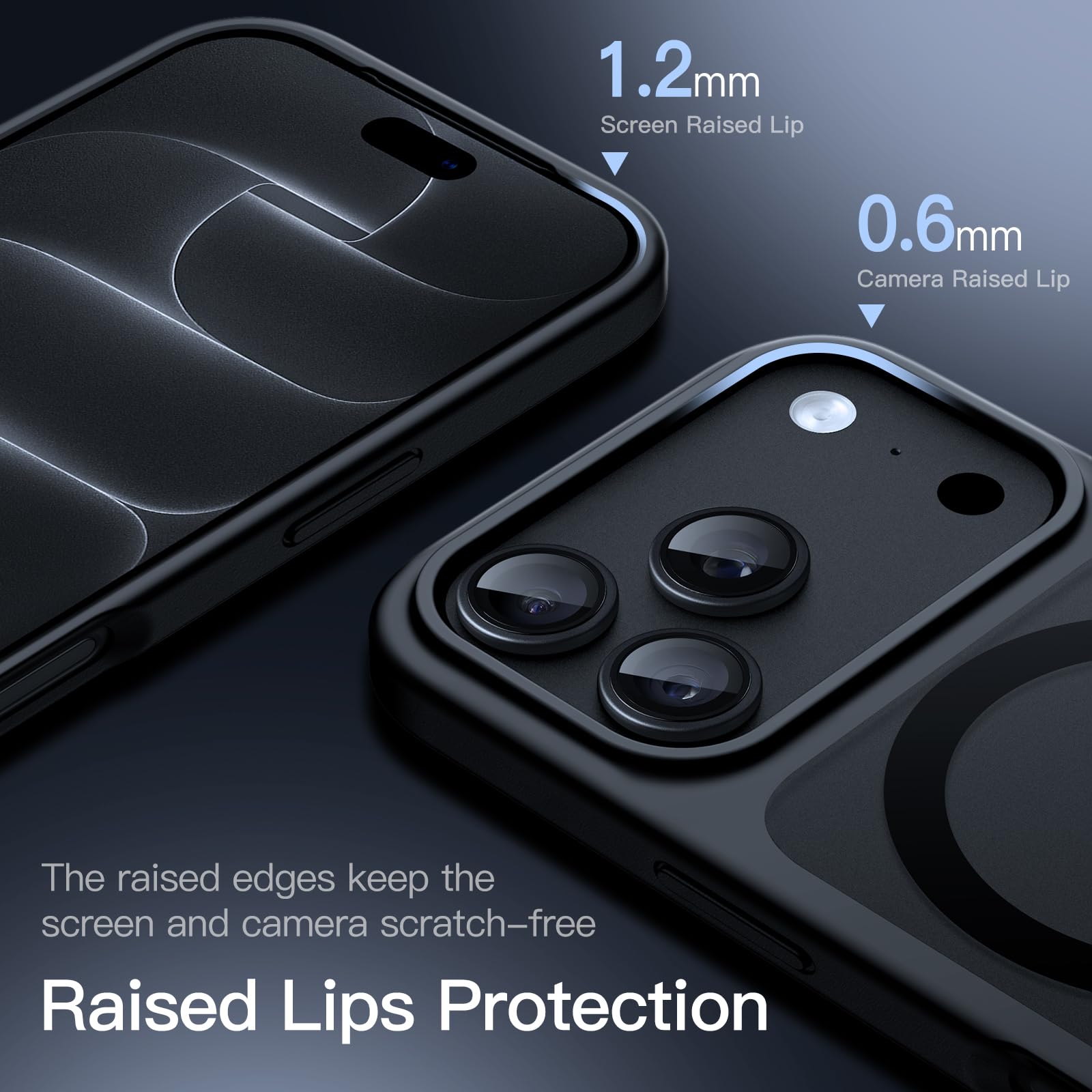 iPhone 18 Pro Magnetic Case - JETech Matte -6