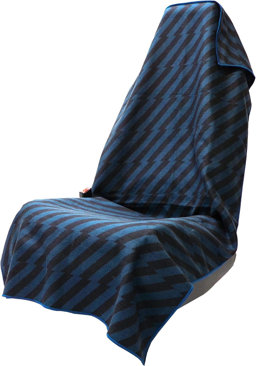 Sprints Athletic Running Towel, Full-Sized, Car Seat Cover - Performance Microfiber (Velocity Blitz Blue)