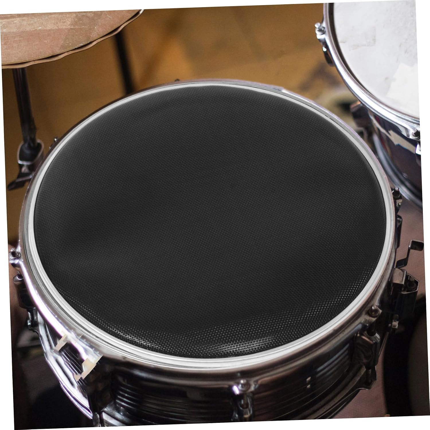 5Pcs Mesh Drum Head Quiet Practice Drum Caps for Bass Drum Pedals Percussion Drum Fittings Noise Reduction Enhanced Sound Quality
