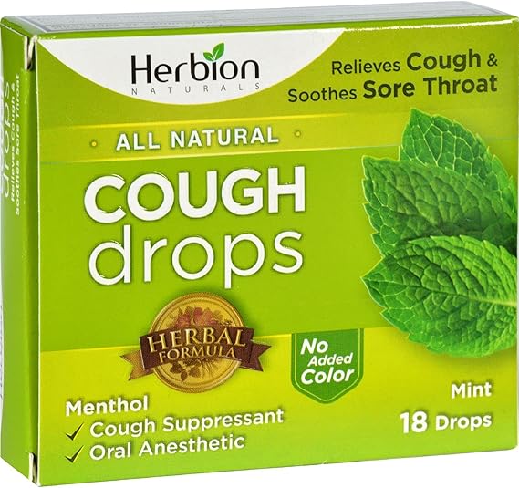 Herbion Naturals Cough Drops, Mint 18 Drops Amazon.co.uk Health