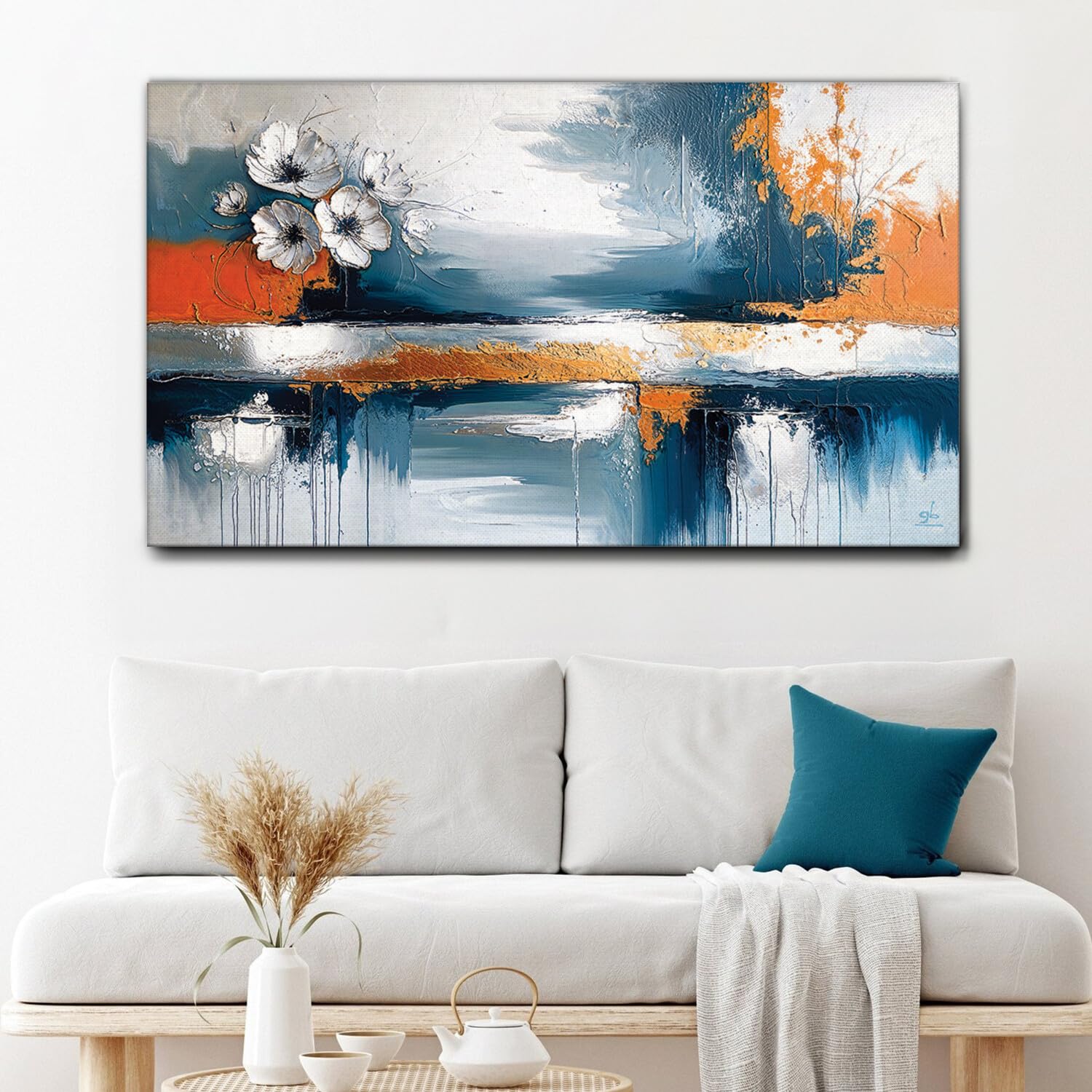 Quadro Su Tela 'Albero Della Serenità' 140x80cm - Pronto Da Appendere | Arte Moderna Per Casa - Foto 4