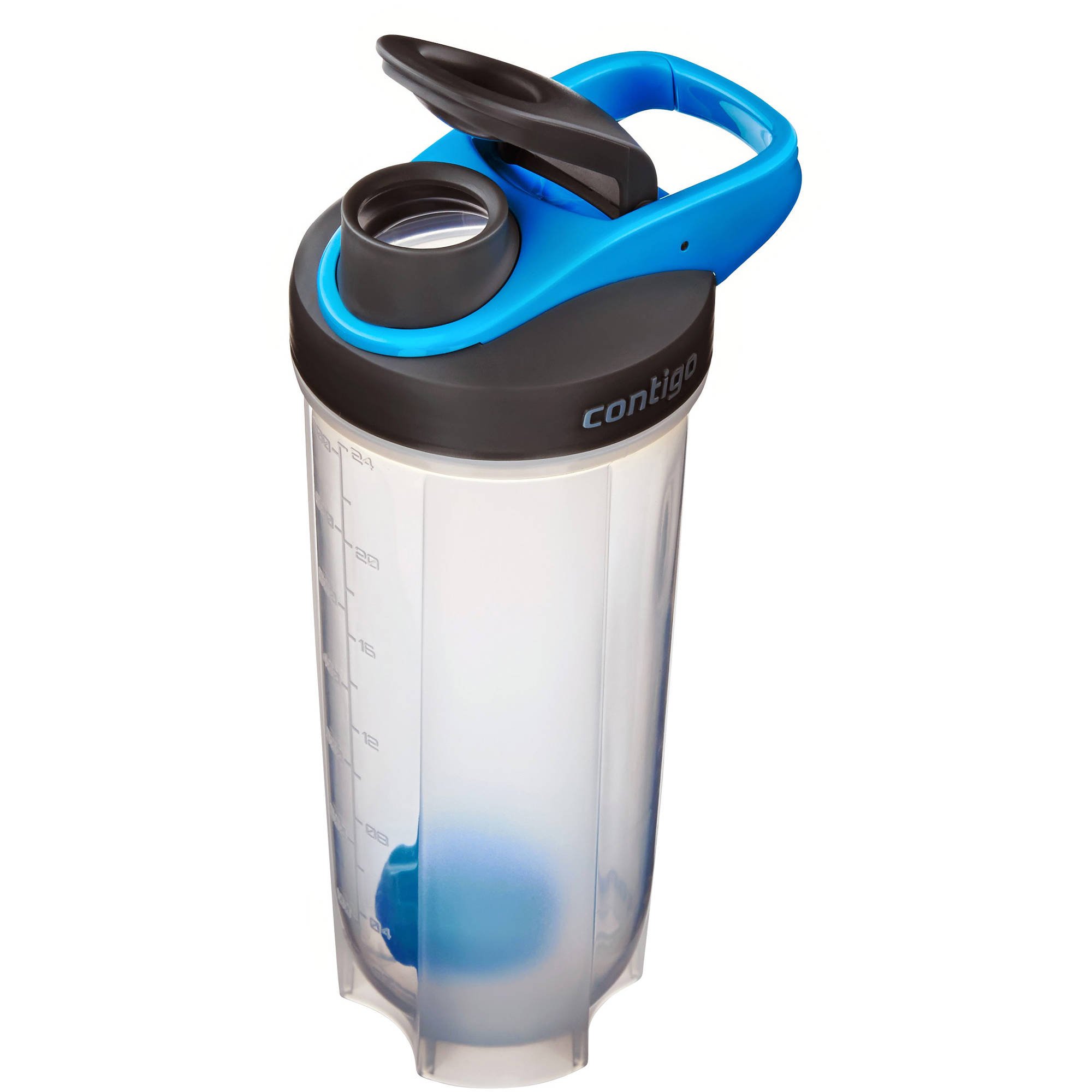 Shake & Go Fit Shaker Bottle, 28 oz., Carolina Blue, Snap Lid