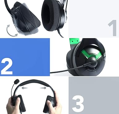Amazon Basics Gaming Headset - Green 