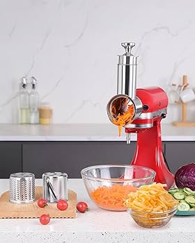 Amazon.com: Stainless Steel Slicer Shredder Attachment for Amazon.com: Stainless Steel Slicer Shredder Attachment for