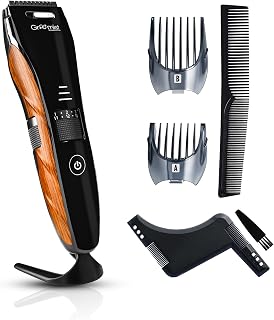 Groomiist Corded | Cordless Copper IPX6 Waterproof Electric Shaver for Men |Beard Trimmer with Body Grip Side, wooden Text... Price In India